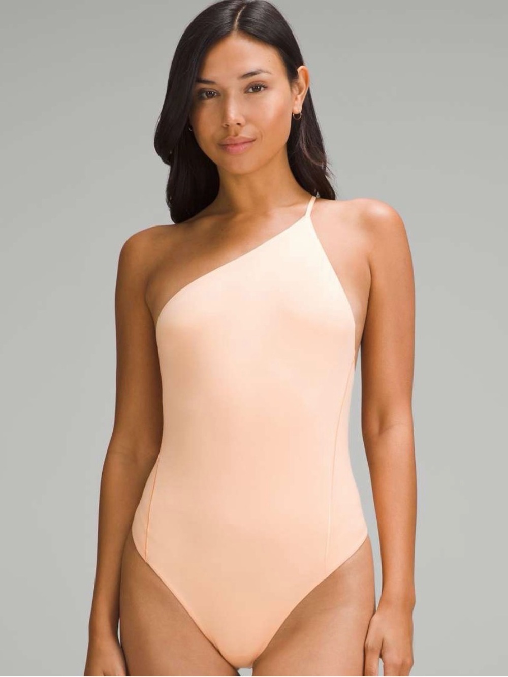 Lululemon Wundermost Ultra-Soft Nulu One-Shoulder Spaghetti-Strap Bodysuit
